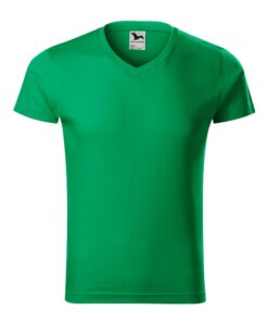 Тениска мъжка Slim Fit V-neck 146 Тениска мъжка Slim Fit V-neck 146 - Image 2