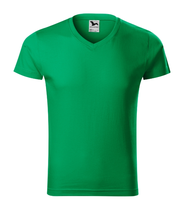 Тениска мъжка Slim Fit V-neck 146 Тениска мъжка Slim Fit V-neck 146 - Image 2
