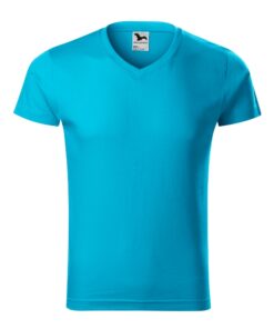 Тениска мъжка Slim Fit V-neck 146 Тениска мъжка Slim Fit V-neck 146 - Image 2