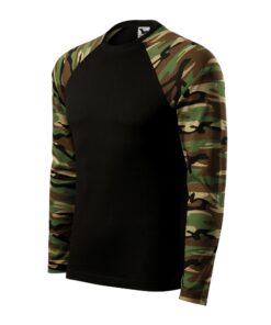 Тениска унисекс Camouflage LS 166